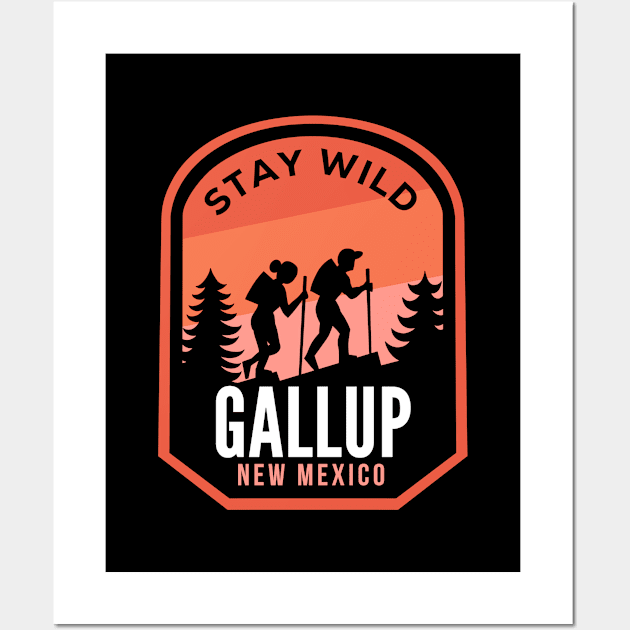 Gallup New Mexico Hiking in Nature Wall Art by HalpinDesign